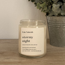 Load image into Gallery viewer, Stormy Night Non-Toxic Candle (Rain + Musk) - Fate Beauty