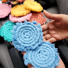 Load image into Gallery viewer, Macramé Car Coasters - Fate Beauty 
