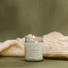 Load image into Gallery viewer, Cashmere Vanilla Non-Toxic Candle (golden amber + light musk) - Fate Naturals