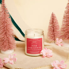 Load image into Gallery viewer, Pink Christmas Non-Toxic Candle (Cherry Blossom + White Musk) - Fate Naturals