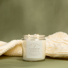 Load image into Gallery viewer, Cashmere Vanilla Non-Toxic Candle (golden amber + light musk) - Fate Naturals