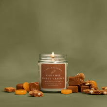 Load image into Gallery viewer, Caramel Maple Crunch Non-Toxic Candle (toffee bits + buttery caramel) - Fate Naturals