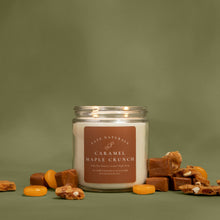 Load image into Gallery viewer, Caramel Maple Crunch Non-Toxic Candle (toffee bits + buttery caramel) - Fate Naturals