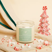 Load image into Gallery viewer, Merry Marshmallow Non-Toxic Candle (Candy Cane + Marshmallow Creme)
