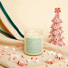 Load image into Gallery viewer, Merry Marshmallow Non-Toxic Candle (Candy Cane + Marshmallow Creme)