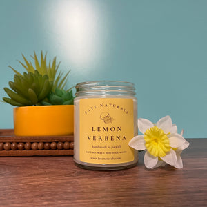 Lemon Verbena Non-Toxic Candle *Limited Edition Spring Collection* - Fate Naturals
