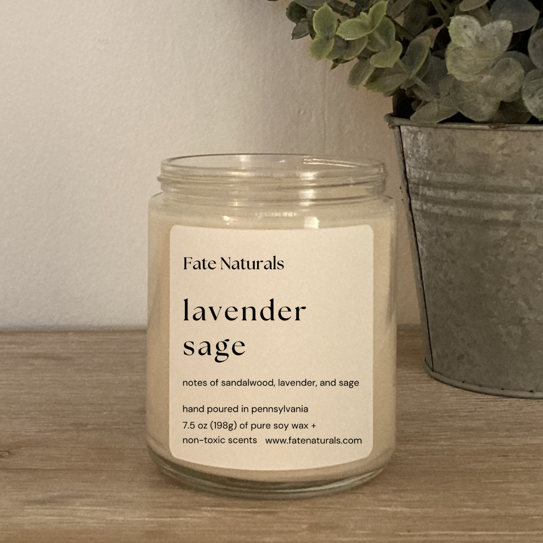 Lavender Sage Non-Toxic Candle