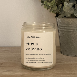 Citrus Volcano Non-Toxic Candle