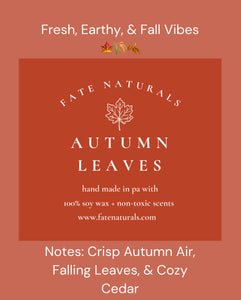 Autumn Leaves Non-Toxic Candle