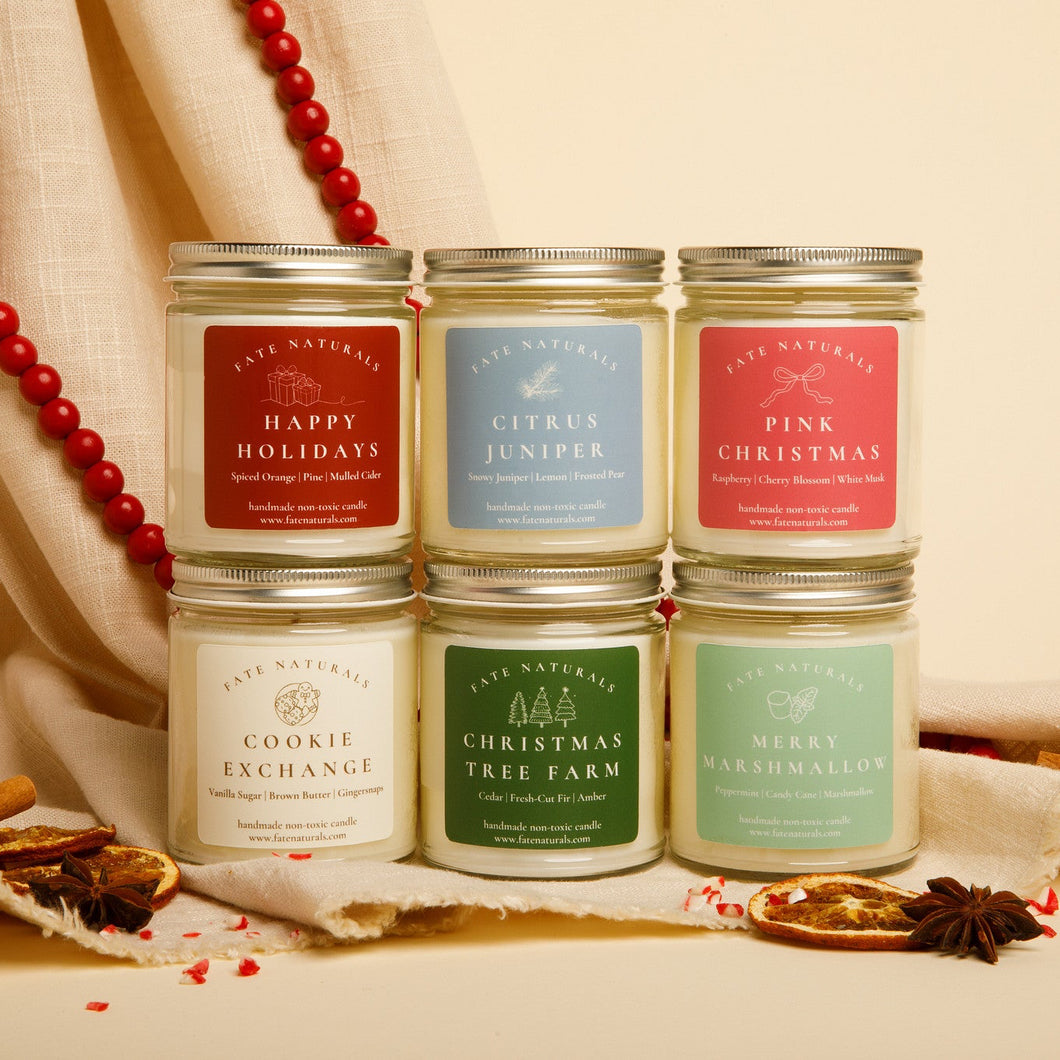 Holiday Candle Bundle | Non-Toxic Candles | Select-A-Size
