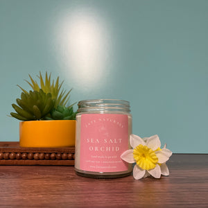 Sea Salt Orchid Non-Toxic Candle *Limited Edition Spring Collection* - Fate Naturals