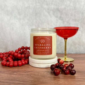 Sparkling Cranberry Non-Toxic Candle (Champagne & Cranberries)