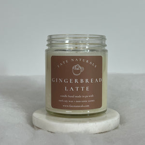 Gingerbread Latte Non-Toxic Candle (Espresso + Gingerbread Cookies)