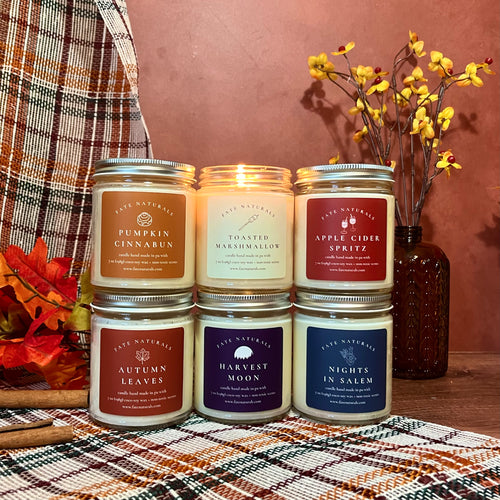 Fall Candle Bundle- Non-Toxic Soy Candles - Fate Naturals