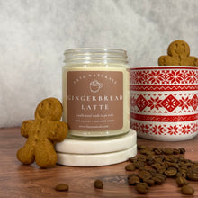 Load image into Gallery viewer, Gingerbread Latte Non-Toxic Candle (Espresso + Gingerbread Cookies)
